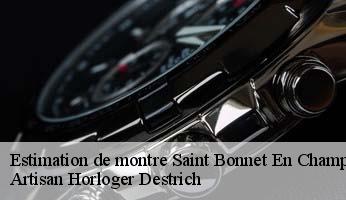 Estimation de montre  saint-bonnet-en-champsaur-05500 Artisan Horloger Destrich