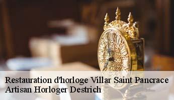 Restauration d'horloge  villar-saint-pancrace-05100 Artisan Horloger Destrich