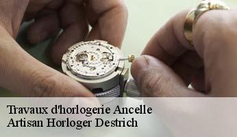 Travaux d'horlogerie  ancelle-05260 Artisan Horloger Destrich