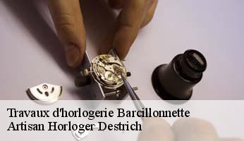 Travaux d'horlogerie  barcillonnette-05110 Artisan Horloger Destrich