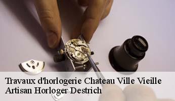Travaux d'horlogerie  chateau-ville-vieille-05460 Artisan Horloger Destrich