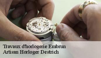 Travaux d'horlogerie  embrun-05200 Artisan Horloger Destrich