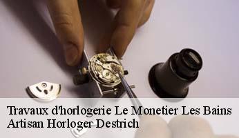 Travaux d'horlogerie  le-monetier-les-bains-05220 Artisan Horloger Destrich