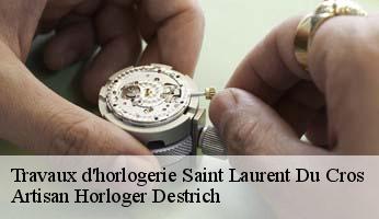 Travaux d'horlogerie  saint-laurent-du-cros-05500 Artisan Horloger Destrich